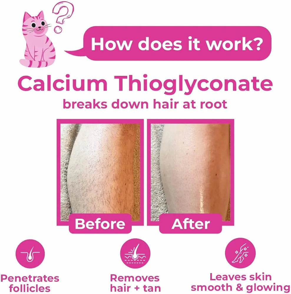 Buy One Get One Free Mee Oow Club 10 Min Painless Body Wax - Orange Hair Removal Powder Mask | Natural Dermatologically Tested
