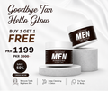 🔥 Buy 1 Get 1 FREE – Niconi Men Enzyme De-Tan Pack (300g Each)