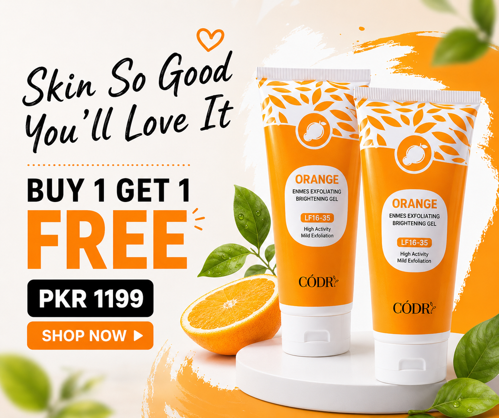 BUNDLE CODRA Orange Enzymes Exfoliating Brightening Gel LF16-35 | Natural Face Scrub |